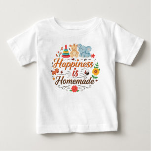 T-shirt Pour Bébé T-Shirt bébé en jersey fin Happiness is Homemade*