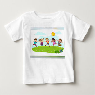 T-shirt Pour Bébé T-Shirt bébé en jersey fin logo enfants