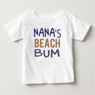 T-shirt Pour Bébé T-shirt bébé fainéant de plage de Nana