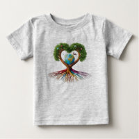 T-shirt bébé famille éléphant mignon