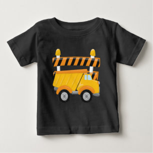 T-shirt Pour Bébé T-shirt bébé garçon camion de chantier benne