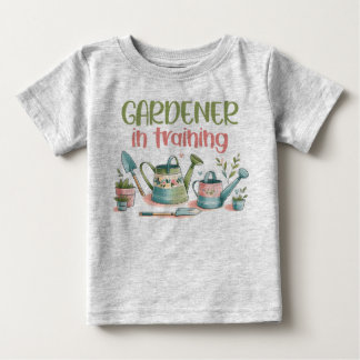 T-shirt Pour Bébé T-shirt bébé - Gardener en formation