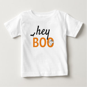 T-shirt Pour Bébé T-shirt bébé - hey BOO Fantôme / Chauves-souris