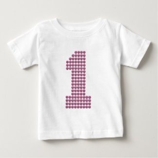 T-shirt Pour Bébé T-shirt Bébé imprimé en strass premier anniversair