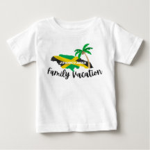 T-shirt bébé : Jamaïque Famille Vacances