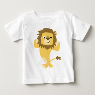 T-shirt Pour Bébé T-shirt bébé lion de dessin animé fort