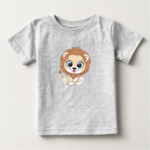 T-shirt Pour Bébé T-shirt bébé lion mignon