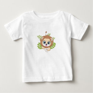 T-shirt Pour Bébé T-shirt bébé lion mignon