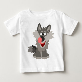 T-shirt Pour Bébé T-shirt bébé loup de loup soyeux mou