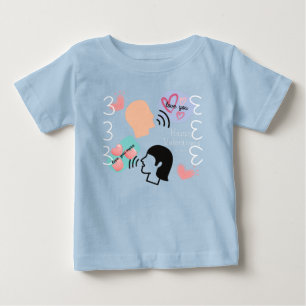 T-shirt Pour Bébé T-shirt bébé "love you More"