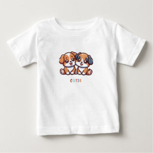 T-shirt Pour Bébé T-shirt Bébé Mignon Chiots