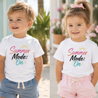 T-shirt Pour Bébé T-shirt bébé mode été activée