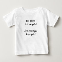T-Shirt bébé "Mon doudou c'est mon pote" by REN
