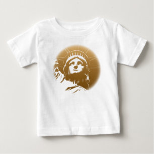 T-shirt Pour Bébé T-shirt bébé New York Cadeau souvenir Statue de la