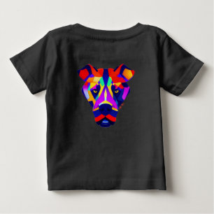 T-shirt Pour Bébé T-shirt bébé noir dos Alexander's Dog