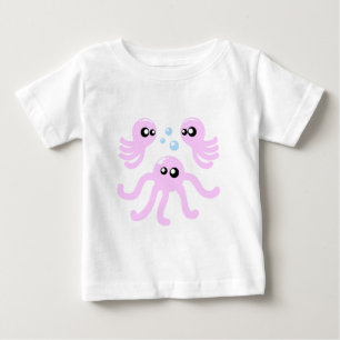 T-shirt Pour Bébé T-shirt bébé octopus mignon