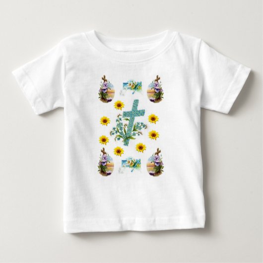 T-shirt Pour Bébé T-shirt bébé Pâques (Devant)