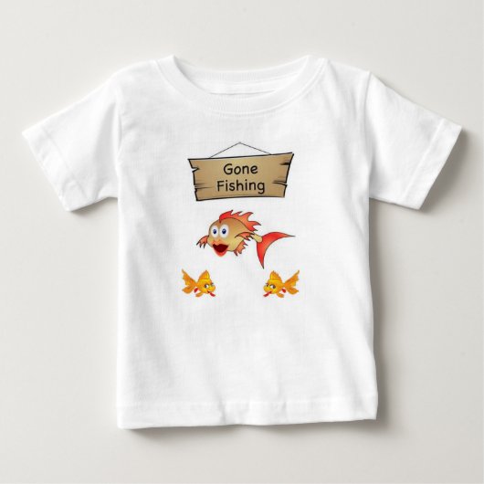 T-shirt Pour Bébé T-shirt bébé pêche (Devant)