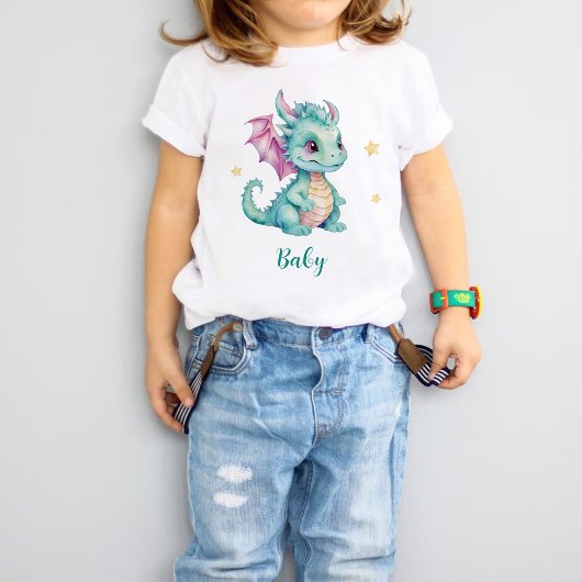 T-shirt Pour Bébé T-shirt bébé petit dragon mignon