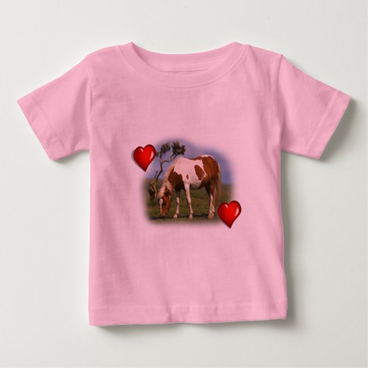 T-shirt Pour Bébé T-shirt bébé Pony And Lone Gorse (Devant)