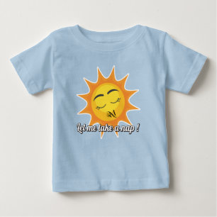 T-shirt Pour Bébé T-shirt bébé : Prends une sieste (bleu)