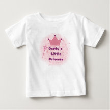 T-shirt bébé Princesse à papa 