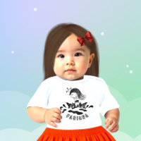 T-Shirt bébé princesse en course
