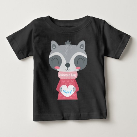 T-shirt Pour Bébé T-Shirt bébé Princesse Kitty (Devant)