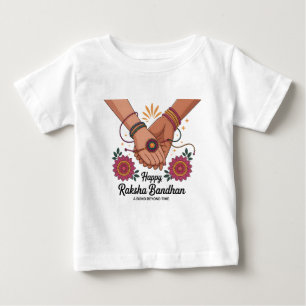 T-shirt Pour Bébé T-Shirt bébé Raksha Bandhan en jersey fin