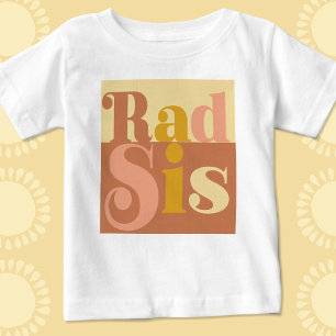 T-shirt Pour Bébé T-Shirt Bébé Rétro Grande Sœur Rad