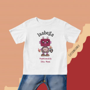 T-shirt Pour Bébé T-Shirt bébé robot Fashion