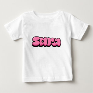 T-shirt Pour Bébé T-shirt bébé rose Sara