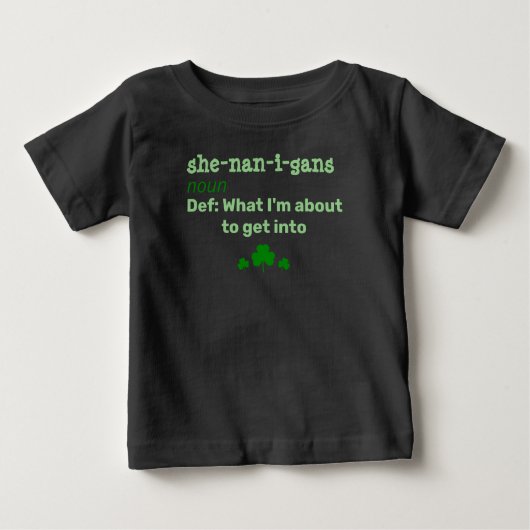 T-shirt Pour Bébé t-shirt bébé Saint Patrick's (Devant)