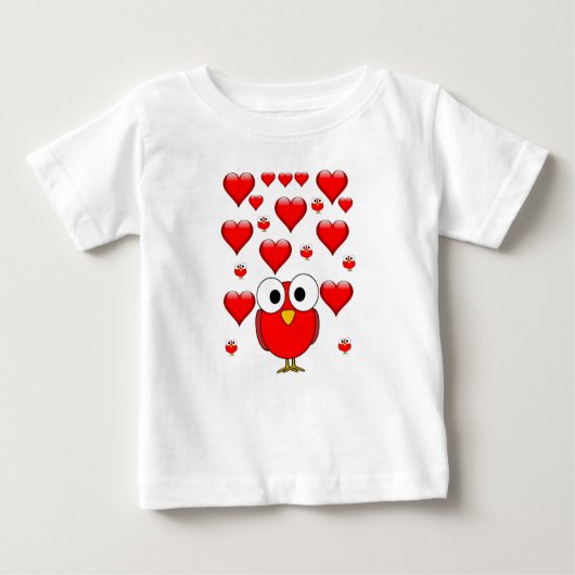 T-shirt Pour Bébé T-shirt bébé Saint Valentin (Devant)