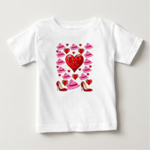 T-shirt Pour Bébé T-shirt bébé Saint Valentin