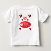T-shirt Pour Bébé T-shirt bébé Saint Valentin (Dos)