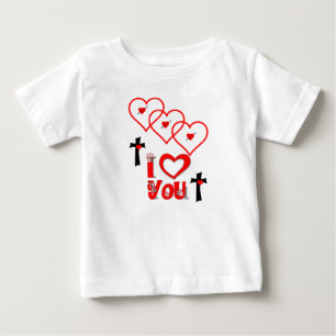 T-shirt Pour Bébé T-shirt bébé Saint Valentin