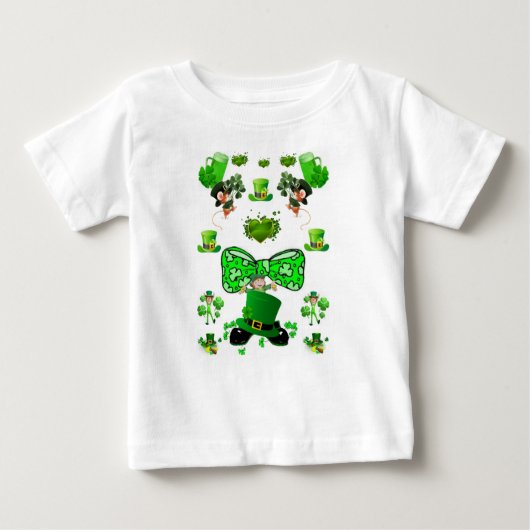 T-shirt Pour Bébé T-shirt bébé St. Patrick's Day (Devant)