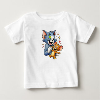 T-shirt Pour Bébé t-shirt bébé Tom & Jerry