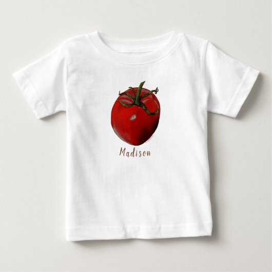 T-shirt Pour Bébé T-shirt bébé tomate (Devant)