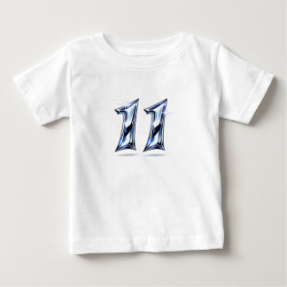 T-shirt Pour Bébé T-Shirt Bébé Tout-Petit Anniversaire Chrome Bleu N