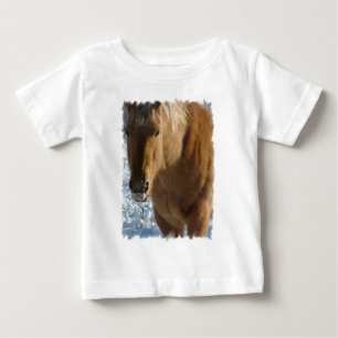 T-shirt Pour Bébé T-shirt belge de bébé de cheval de trait