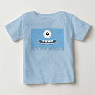 T-shirt Pour Bébé T-shirt de bébé bleu de Dah de pièce en t de La