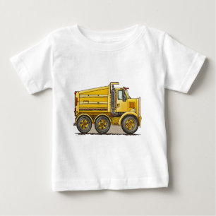 T-shirt Pour Bébé T-shirt de bébé de camion à benne basculante de