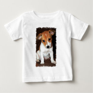 T-shirt Pour Bébé T-shirt de bébé de chiot de Jack Russell Terrier
