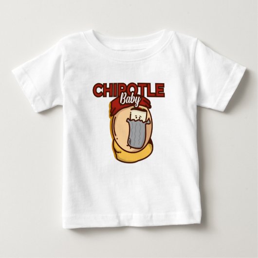 T-shirt Pour Bébé T-shirt de bébé de Chipotle (Devant)