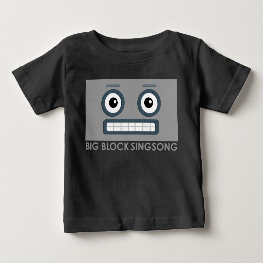T-shirt Pour Bébé T-shirt de bébé de robot de BBSS (Devant)