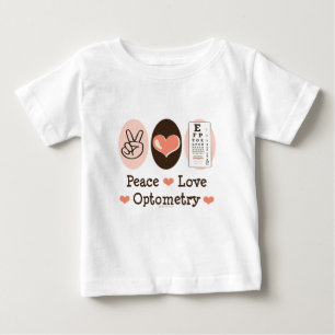 T-shirt Pour Bébé T-shirt de bébé d'optométriste d'optométrie