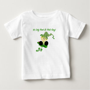 T-shirt Pour Bébé T-shirt de jour de St Patricks de lutin de bébé