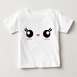 T-shirt Pour Bébé T-shirt de nourrisson de visage de bébé de Kawaii
